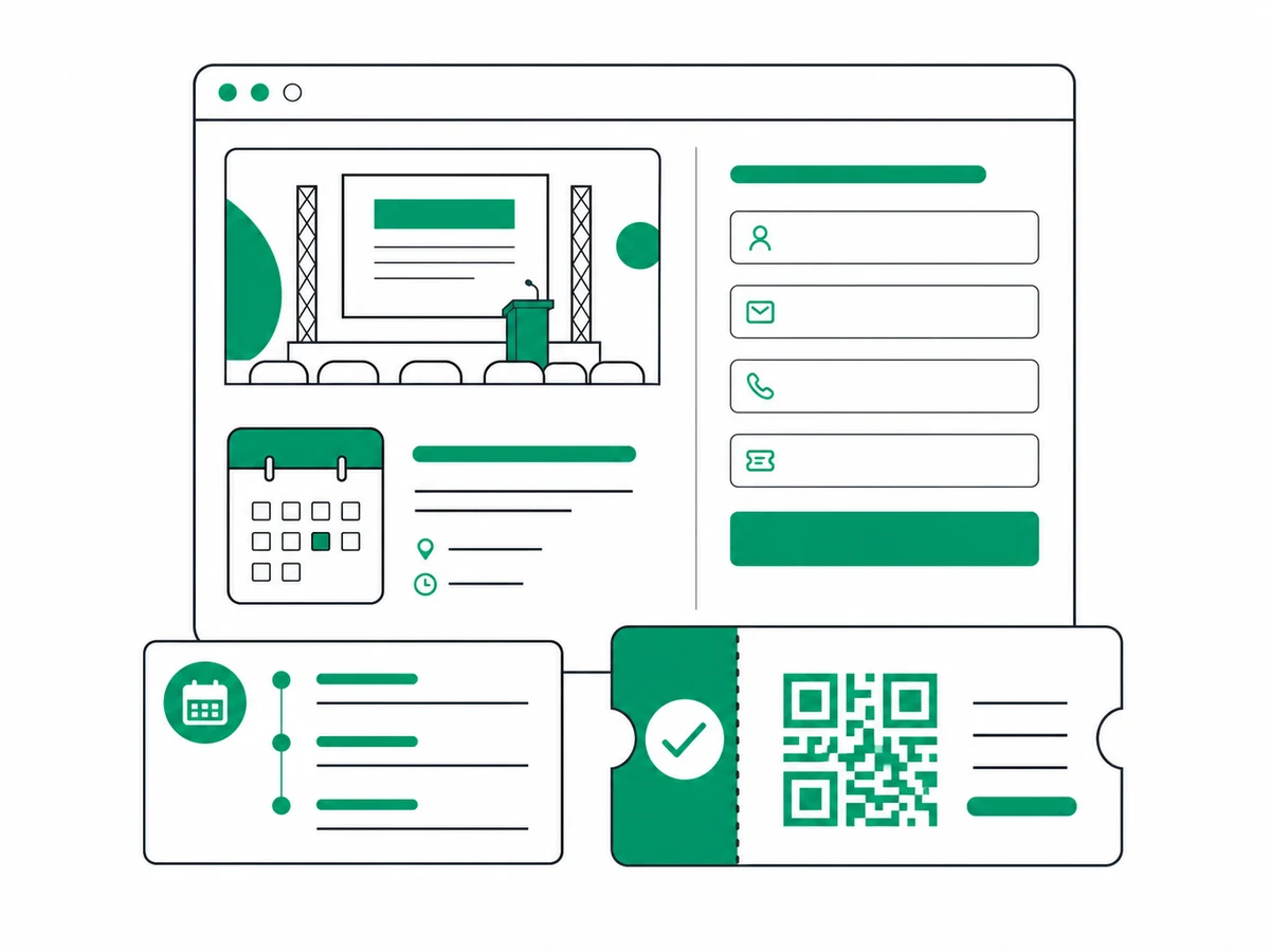 Цифровая платформа мероприятия с регистрацией, программой и электронным билетом